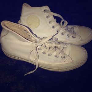 Leather converse